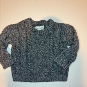 Carter's Charcoal Cable Knit Sweater